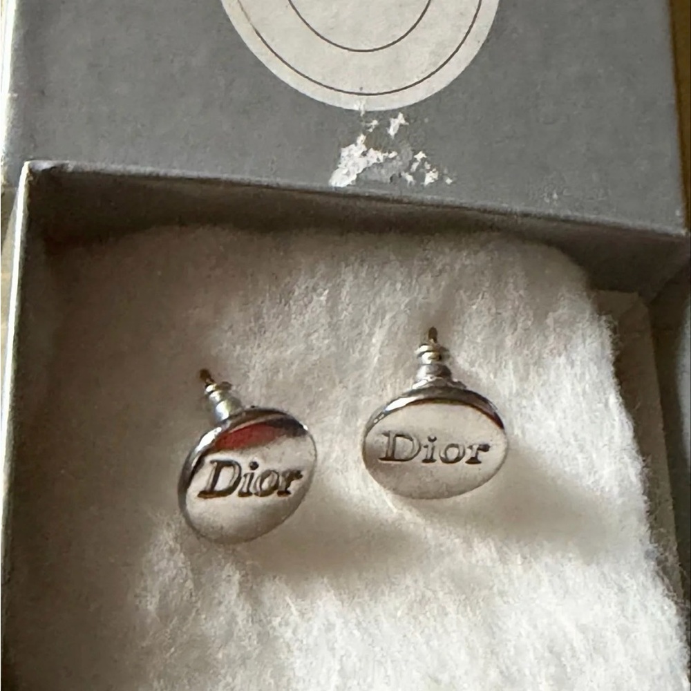 Dior Logo Earrings vintage